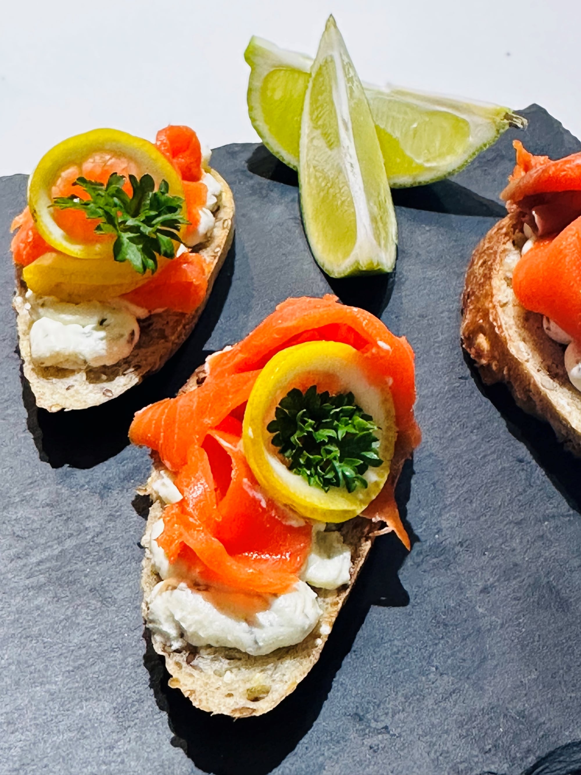 Mini Smoked Salmon and Cream Cheese