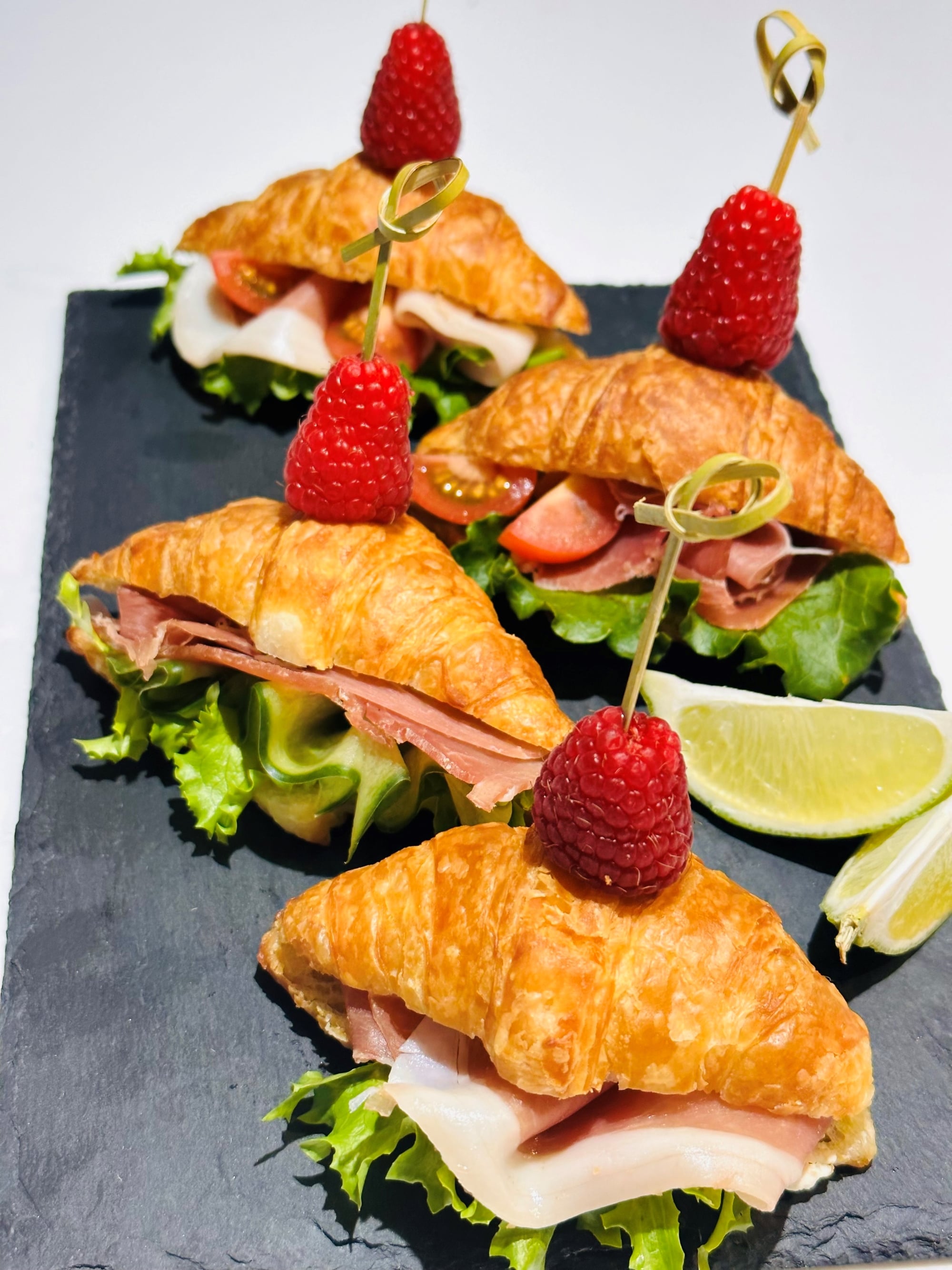 Mini Croissants with Deli Meats